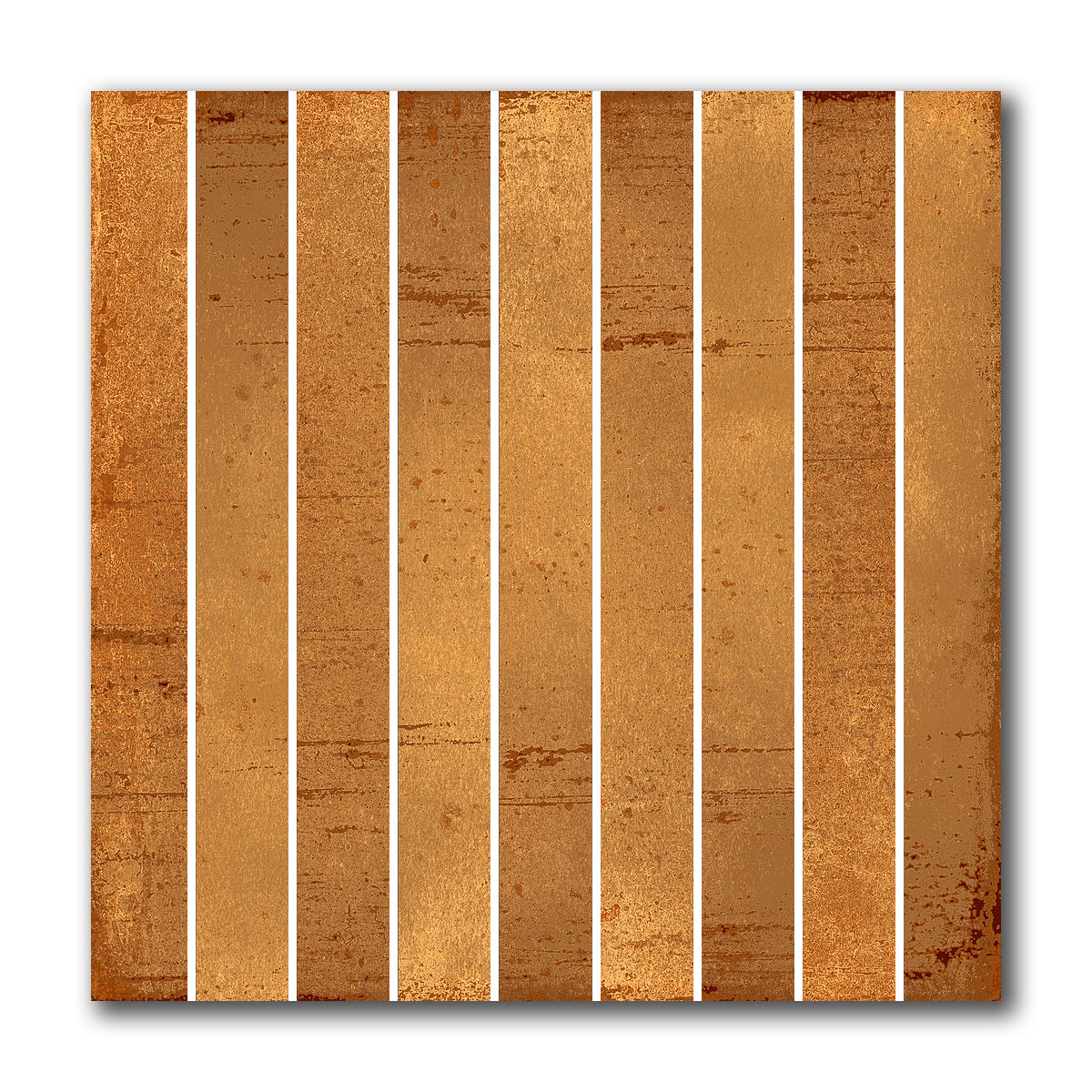 8x8 Ambra Gialla Baguette Glossy Ceramic Wall Tile - American Tile Depot