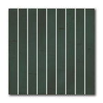 8x8 Giada Verde Baguette Glossy Ceramic Wall Tile - American Tile Depot