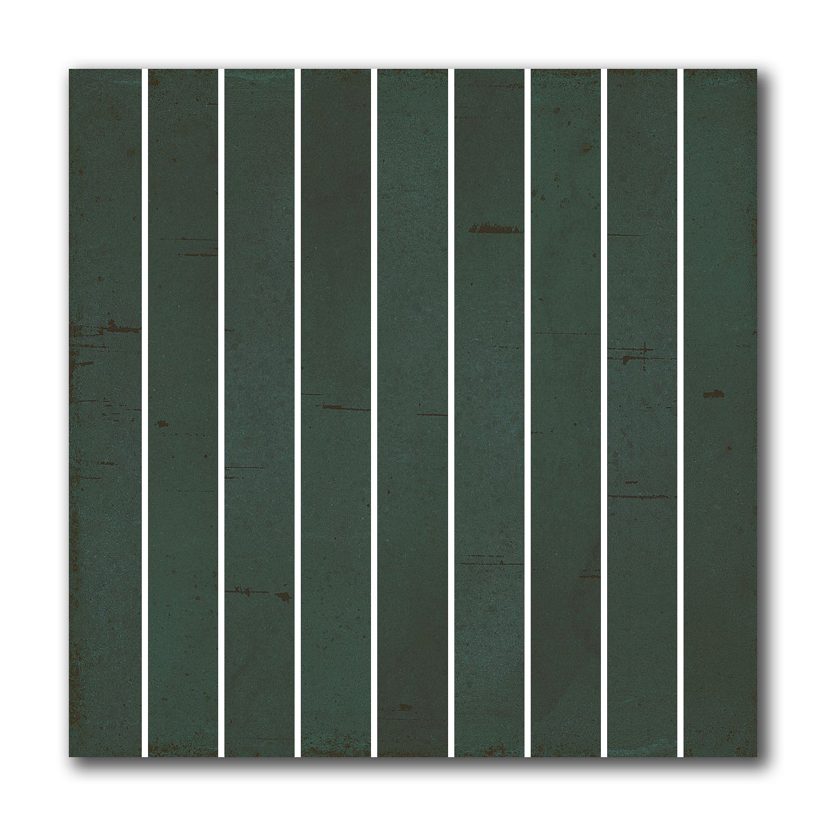 8x8 Giada Verde Baguette Glossy Ceramic Wall Tile 8x8 Giada Verde Baguette Glossy Ceramic Wall Tile - American Tile Depot