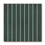 8x8 Giada Verde Baguette Glossy Ceramic Wall Tile - American Tile Depot