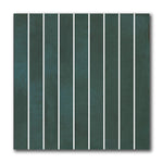 8x8 Giada Verde Baguette Glossy Ceramic Wall Tile - American Tile Depot