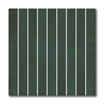 8x8 Giada Verde Baguette Glossy Ceramic Wall Tile - American Tile Depot
