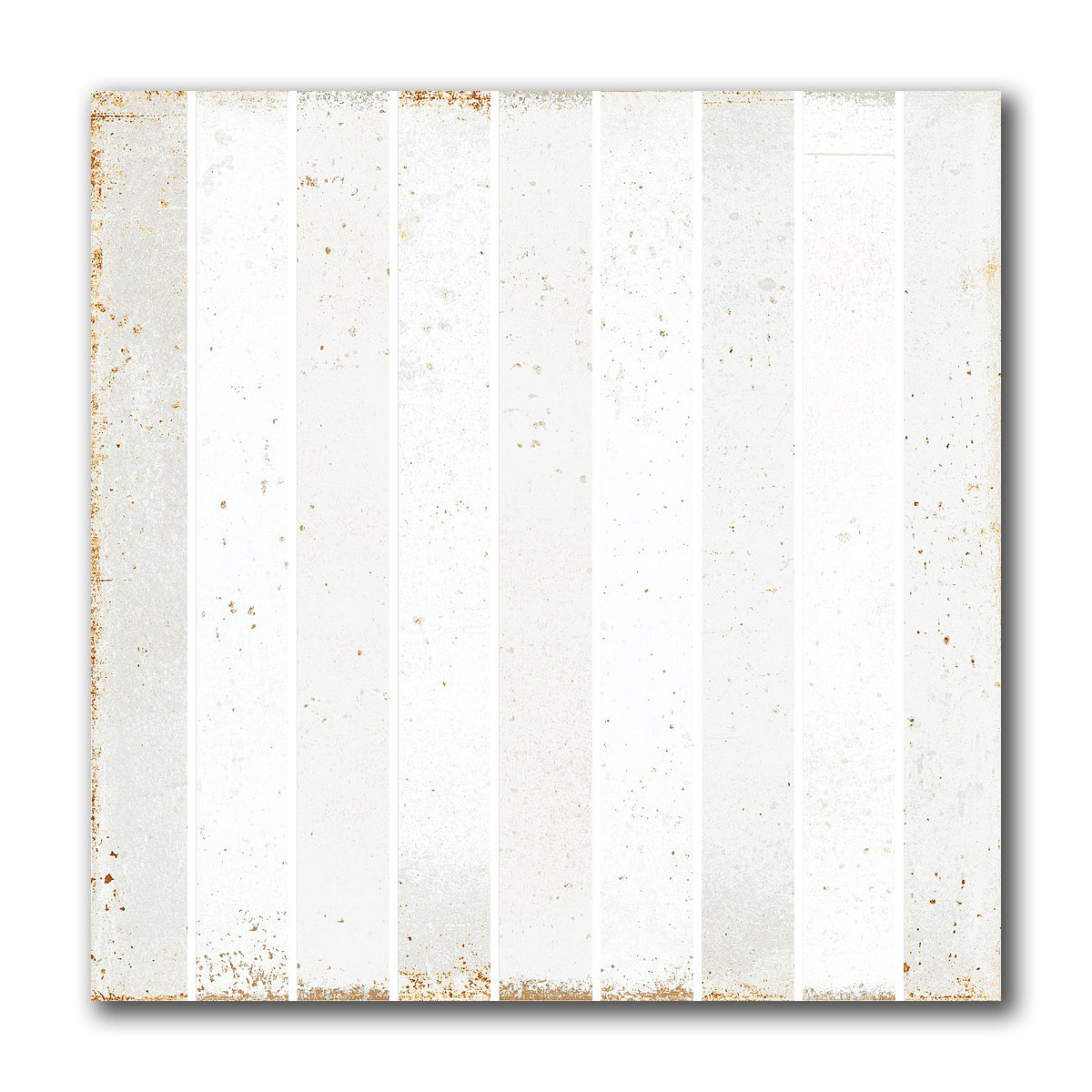 8x8 Perla Bianca Baguette Glossy Ceramic Wall Tile - American Tile Depot