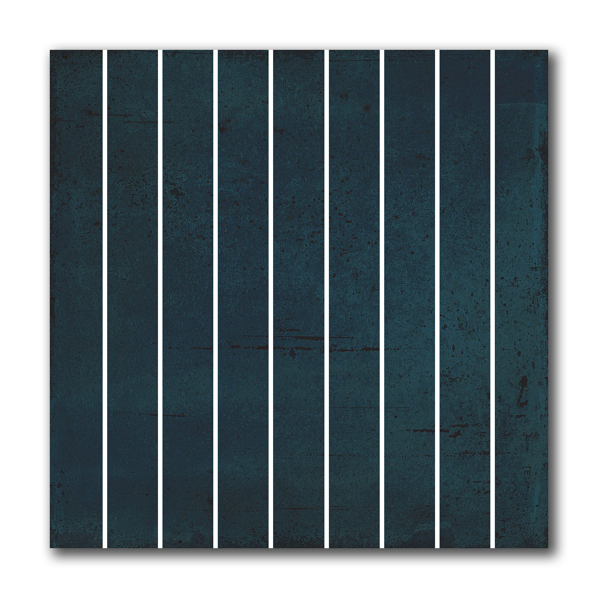 8x8 Zaffiro Blu Baguette Glossy Ceramic Wall Tile - American Tile Depot