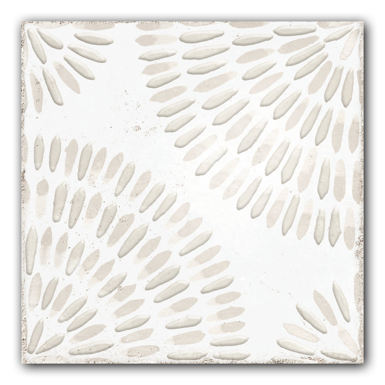 8x8 Nautilus Bayonne Deco Ceramic Tile - American Tile Depot