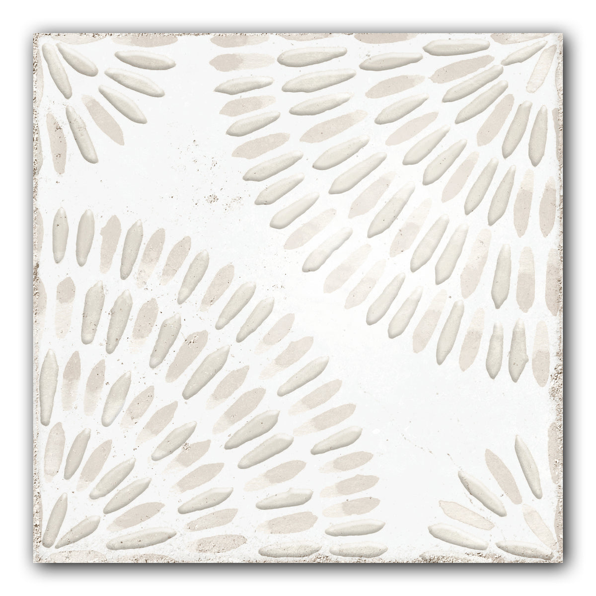 8x8 Nautilus Bayonne Deco Ceramic Tile - American Tile Depot