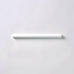 Bianco Dolomite Honed 3/4x12 Bullnose Liner Bianco Dolomite Honed 3/4x12 Bullnose Liner - American Tile Depot