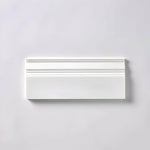 Bianco Dolomite Honed 4 3/4x12 Baseboard Trim Molding Bianco Dolomite Honed 4 3/4x12 Baseboard Trim Molding - American Tile Depot