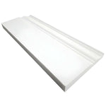 Bianco Dolomite Honed 4 3/4x12 Baseboard Trim Molding Bianco Dolomite Honed 4 3/4x12 Baseboard Trim Molding - American Tile Depot