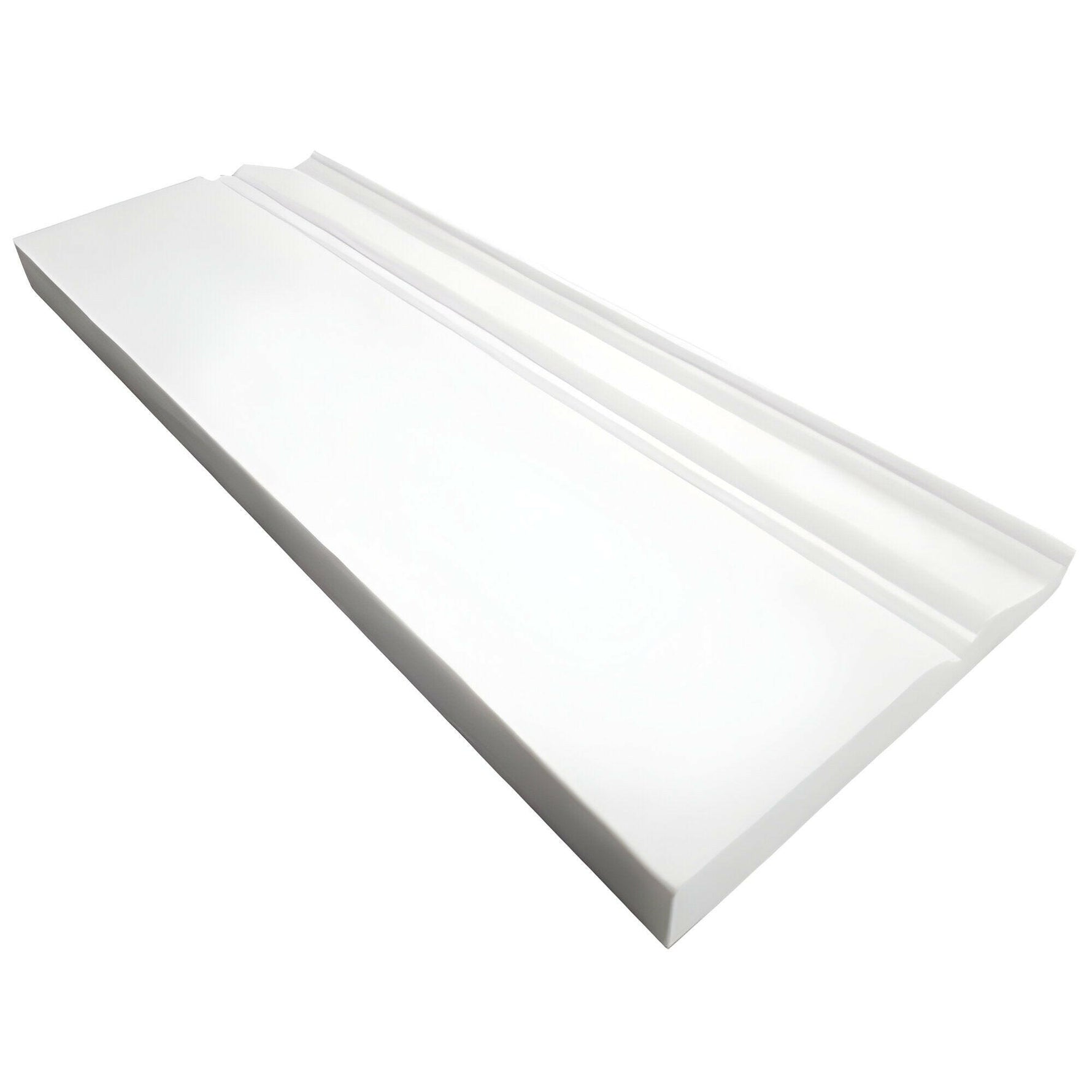 Bianco Dolomite Honed 4 3/4x12 Baseboard Trim Molding Bianco Dolomite Honed 4 3/4x12 Baseboard Trim Molding - American Tile Depot