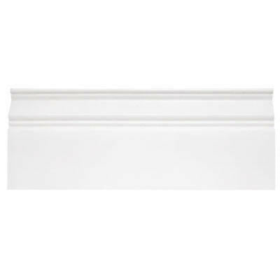 Bianco Dolomite Honed 4 3/4x12 Baseboard Trim Molding Bianco Dolomite Honed 4 3/4x12 Baseboard Trim Molding - American Tile Depot