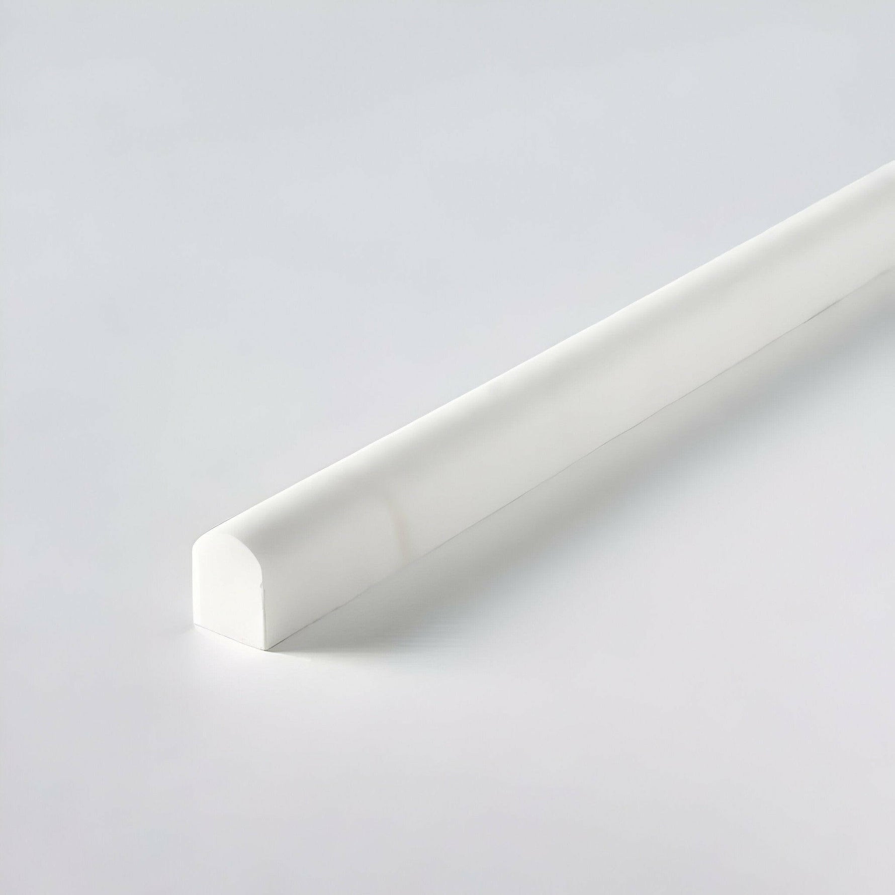Bianco Dolomite Polished 1/2x12 Pencil Liner Bianco Dolomite Polished 1/2x12 Pencil Liner - American Tile Depot