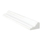 Bianco Dolomite Polished 2x12 Milano Molding Trim Bianco Dolomite Polished 2x12 Milano Molding Trim - American Tile Depot