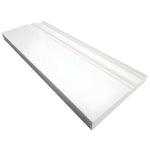 Bianco Dolomite Polished 4 3/4x12 Baseboard Trim Molding Bianco Dolomite Polished 4 3/4x12 Baseboard Trim Molding - American Tile Depot