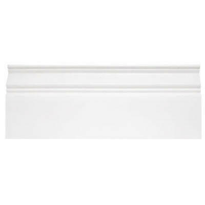 Bianco Dolomite Polished 4 3/4x12 Baseboard Trim Molding Bianco Dolomite Polished 4 3/4x12 Baseboard Trim Molding - American Tile Depot