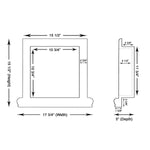 Bianco Venatino Marble Hand-Made Custom Shampoo Niche / Shelf - SMALL - Honed Bianco Venatino Marble Hand-Made Custom Shampoo Niche / Shelf - SMALL - Honed - American Tile Depot