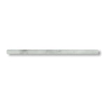 Bianco Venatino Marble Polished 1/2x12 Pencil Liner - American Tile Depot