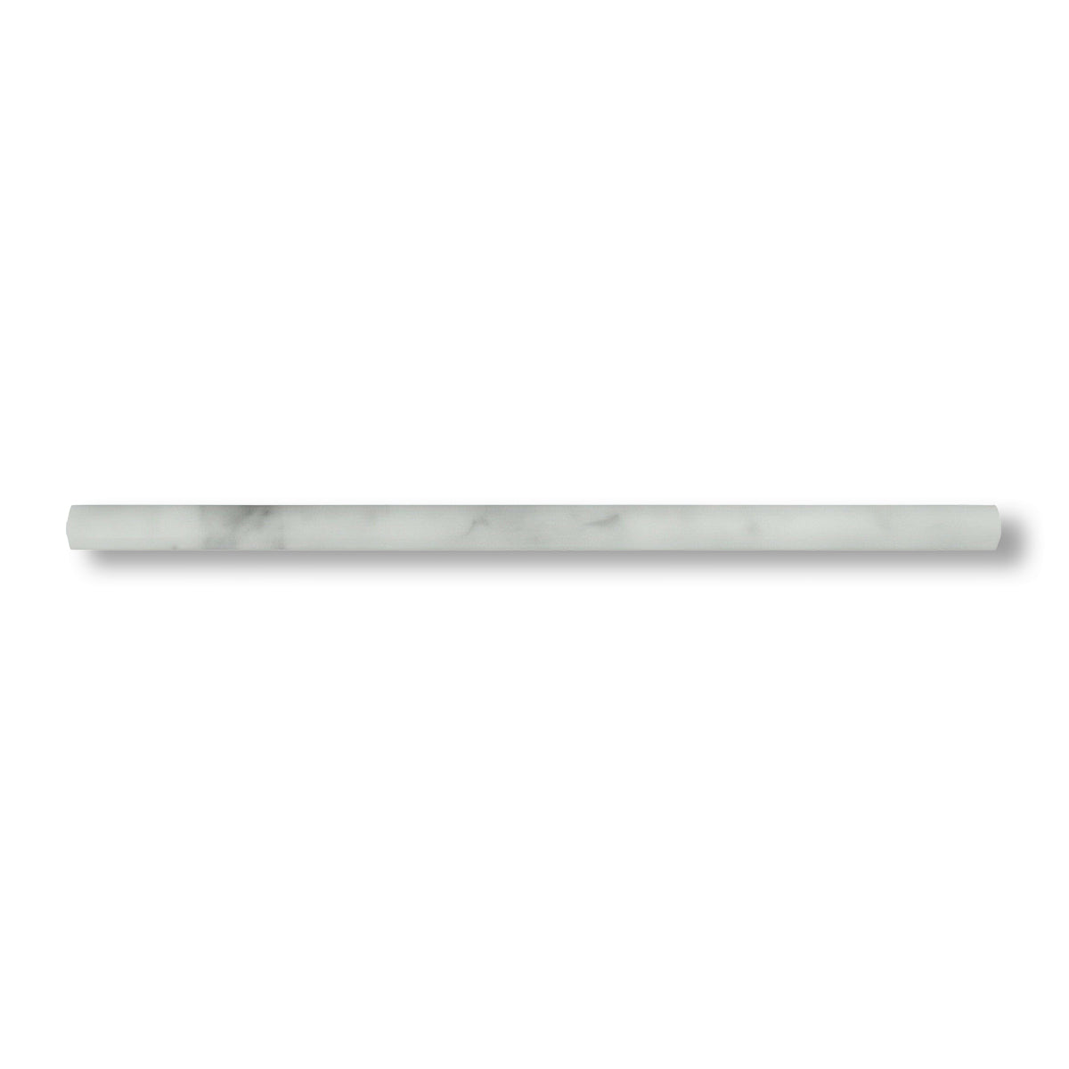 Bianco Venatino Marble Polished 1/2x12 Pencil Liner - American Tile Depot