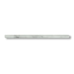 Bianco Venatino Marble Honed 3/4x12 Bullnose Liner - American Tile Depot