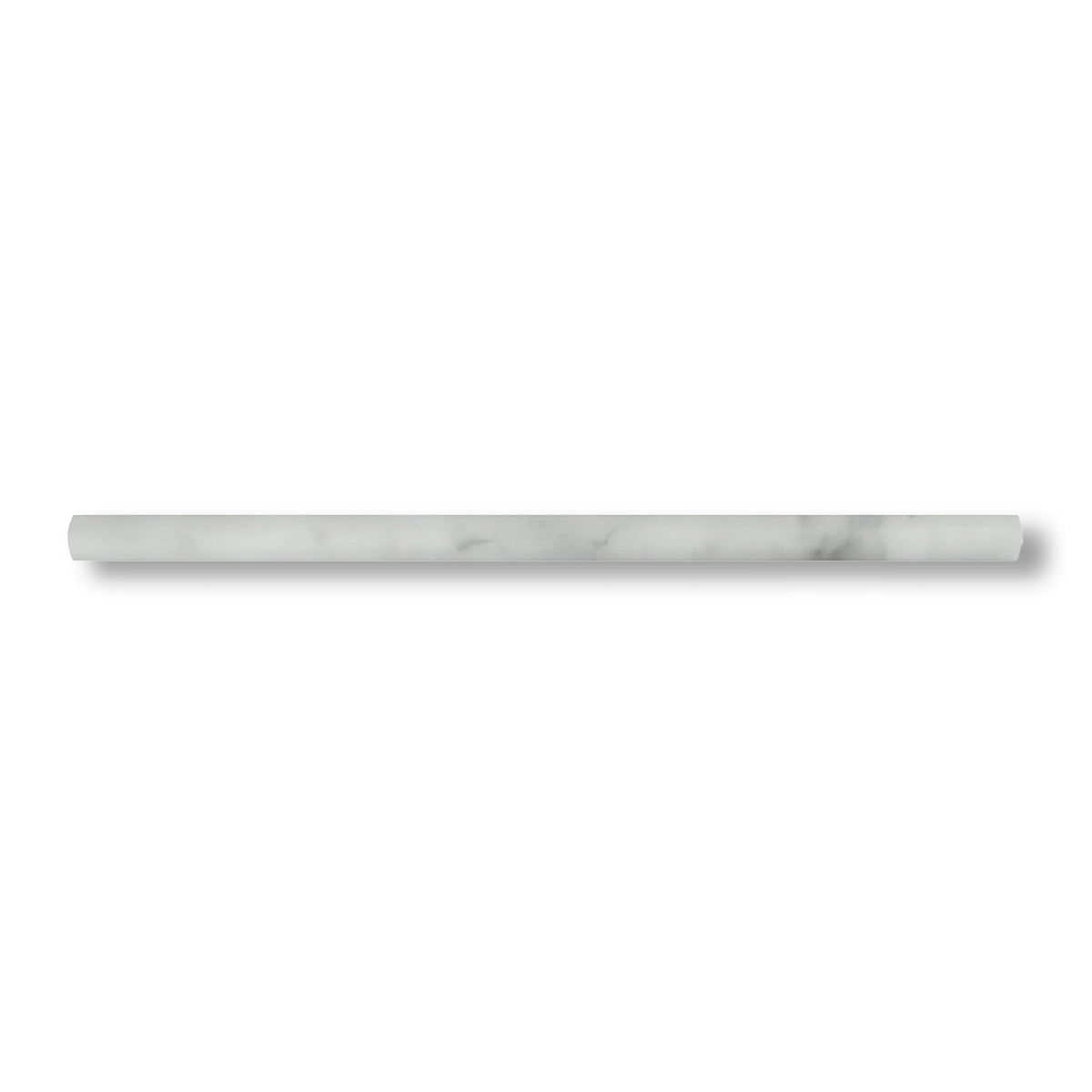Bianco Venatino Marble Polished 1/2x12 Pencil Liner - American Tile Depot