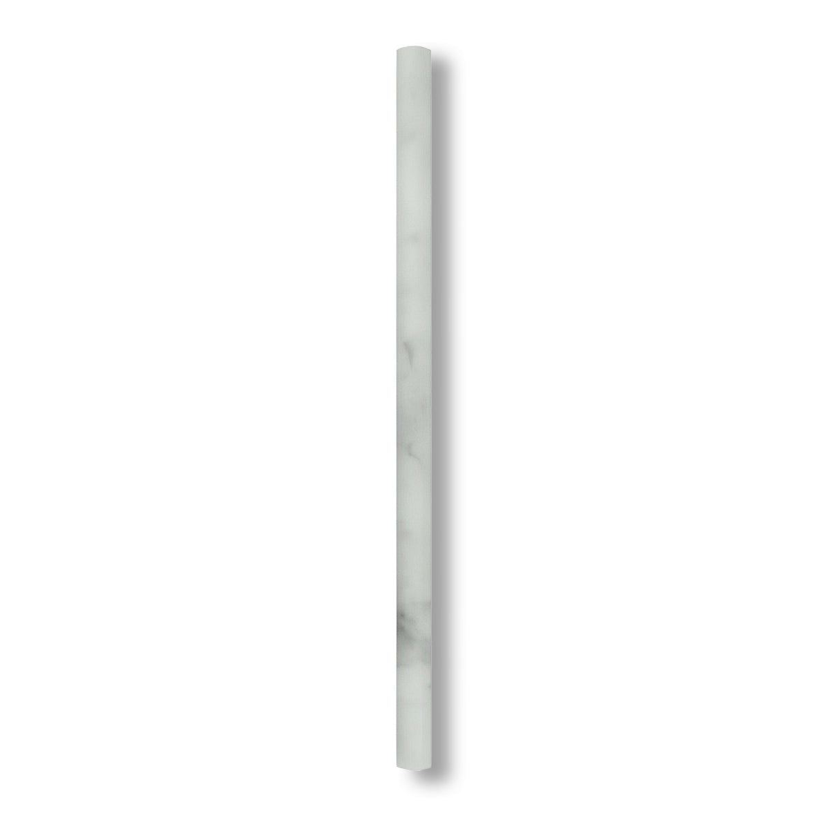 Bianco Venatino Marble Polished 1/2x12 Pencil Liner - American Tile Depot