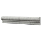 Bianco Venatino Marble Honed OG-1 Chair Rail Molding Trim Bianco Venatino Marble Honed OG-1 Chair Rail Molding Trim - American Tile Depot