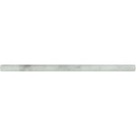 Bianco Venatino Marble Polished 1/2x12 Pencil Liner Bianco Venatino Marble Polished 1/2x12 Pencil Liner - American Tile Depot