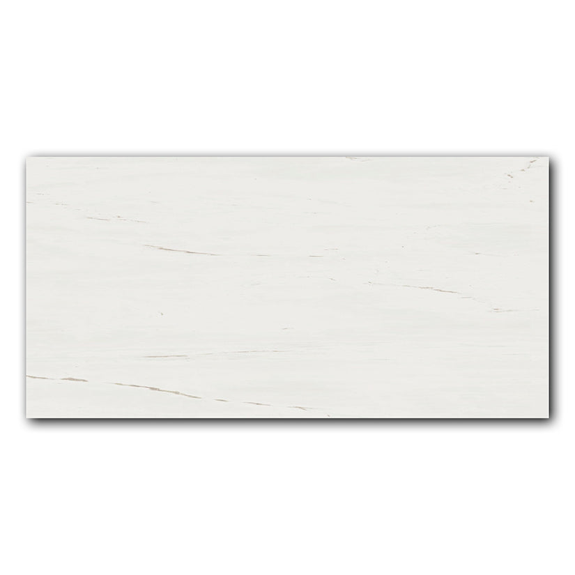 24x48 Bianco Dolomite Polished Porcelain Tile - American Tile Depot