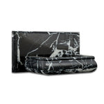 Black Marquina Marble Hand-Made Custom Soap Holder - Soap Dish - Honed Black Marquina Marble Hand-Made Custom Soap Holder - Soap Dish - Honed - American Tile Depot