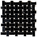 Basketweave w/ White Honed
