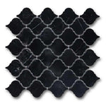 Black Marquina Marble Polished Lantern Mosaic Tile Black Marquina Marble Polished Lantern Mosaic Tile - American Tile Depot