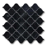Black Marquina Marble Polished Lantern Mosaic Tile Black Marquina Marble Polished Lantern Mosaic Tile - American Tile Depot