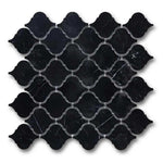 Black Marquina Marble Polished Lantern Mosaic Tile Black Marquina Marble Polished Lantern Mosaic Tile - American Tile Depot