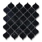 Black Marquina Marble Polished Lantern Mosaic Tile Black Marquina Marble Polished Lantern Mosaic Tile - American Tile Depot