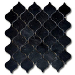 Black Marquina Marble Polished Lantern Mosaic Tile Black Marquina Marble Polished Lantern Mosaic Tile - American Tile Depot