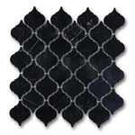 Black Marquina Marble Polished Lantern Mosaic Tile Black Marquina Marble Polished Lantern Mosaic Tile - American Tile Depot