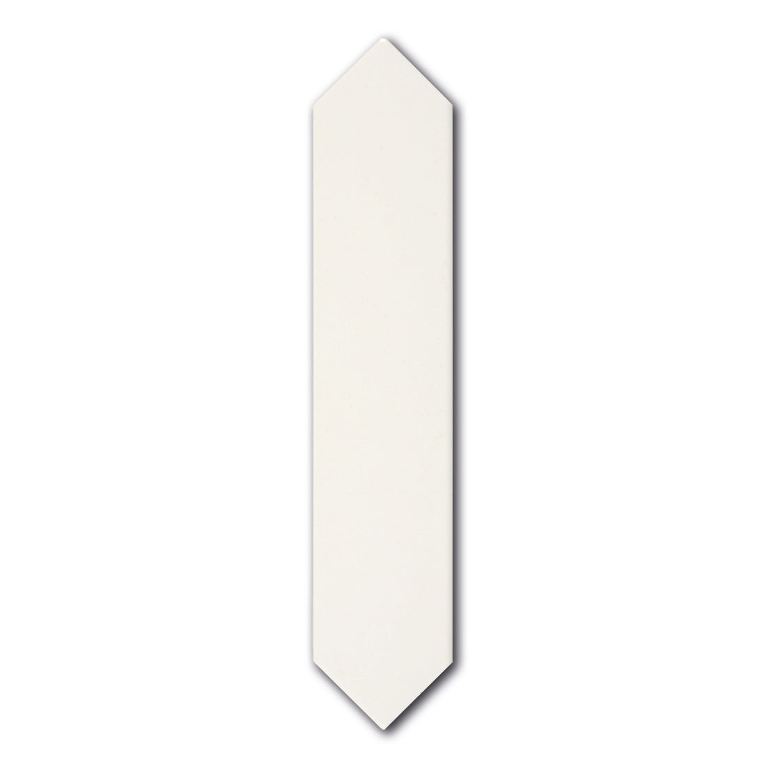 2x10 Brick Blanco Matte Solid Color Ceramic Tile - American Tile Depot