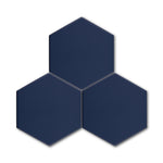 Brick Azul Matte 5" Hexagon Porcelain Tile - American Tile Depot