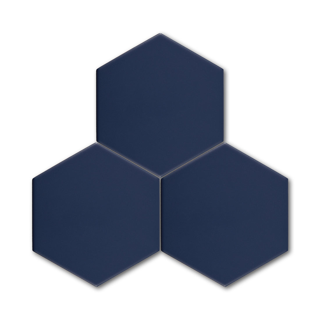 Brick Azul Matte 5" Hexagon Porcelain Tile - American Tile Depot