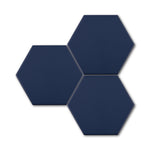 Brick Azul Matte 5" Hexagon Porcelain Tile - American Tile Depot