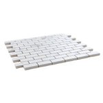Borneo Carrara Pre Matte Brick Marble Laminated Porcelain Mosaic Tile Borneo Carrara Pre Matte Brick Marble Laminated Porcelain Mosaic Tile - American Tile Depot