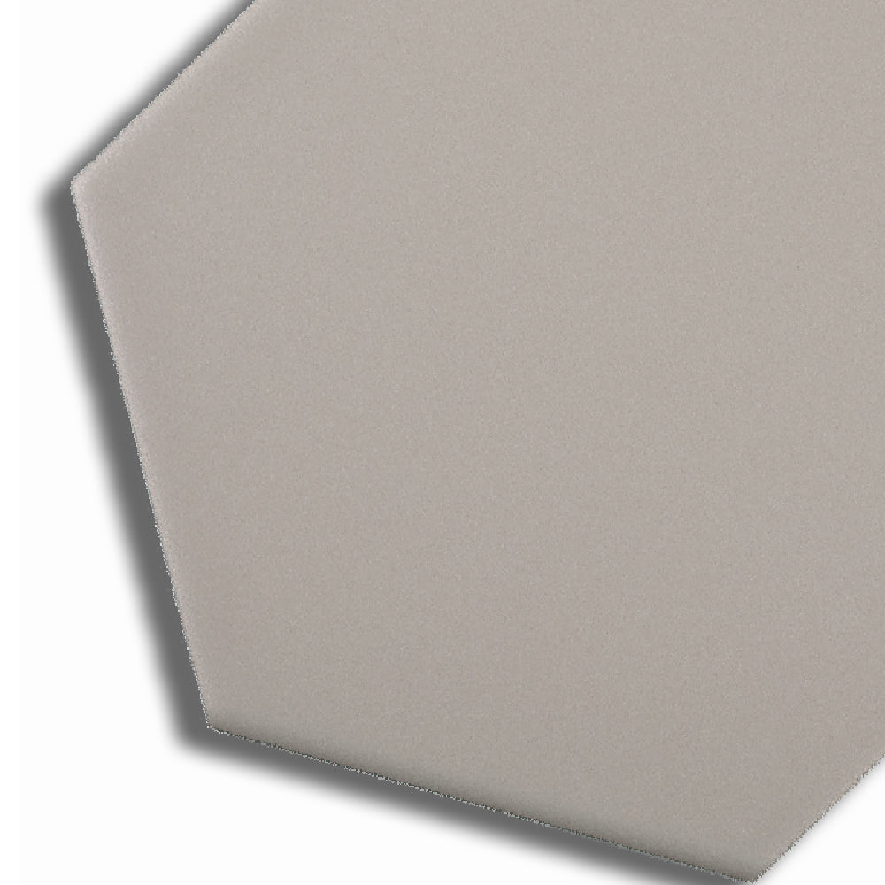 Brick Acero Matte 5" Hexagon Porcelain Tile - American Tile Depot