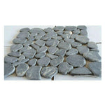 Brook Blue Stone Pebble Marble Tumbled Mosaic Tile Brook Blue Stone Pebble Marble Tumbled Mosaic Tile - American Tile Depot