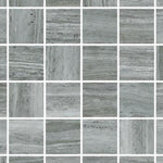 Brook Grey Matte Square Porcelain Mosaic Tile Brook Grey Matte Square Porcelain Mosaic Tile - American Tile Depot