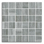 Brook Grey Matte Square Porcelain Mosaic Tile Brook Grey Matte Square Porcelain Mosaic Tile - American Tile Depot