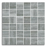 Brook Grey Matte Square Porcelain Mosaic Tile Brook Grey Matte Square Porcelain Mosaic Tile - American Tile Depot