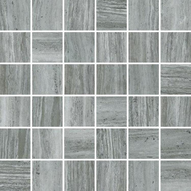 Brook Grey Matte Square Porcelain Mosaic Tile Brook Grey Matte Square Porcelain Mosaic Tile - American Tile Depot