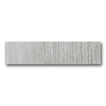 Brook Silver Lappato Bullnose 4x12 Molding Trim Brook Silver Lappato Bullnose 4x12 Molding Trim - American Tile Depot