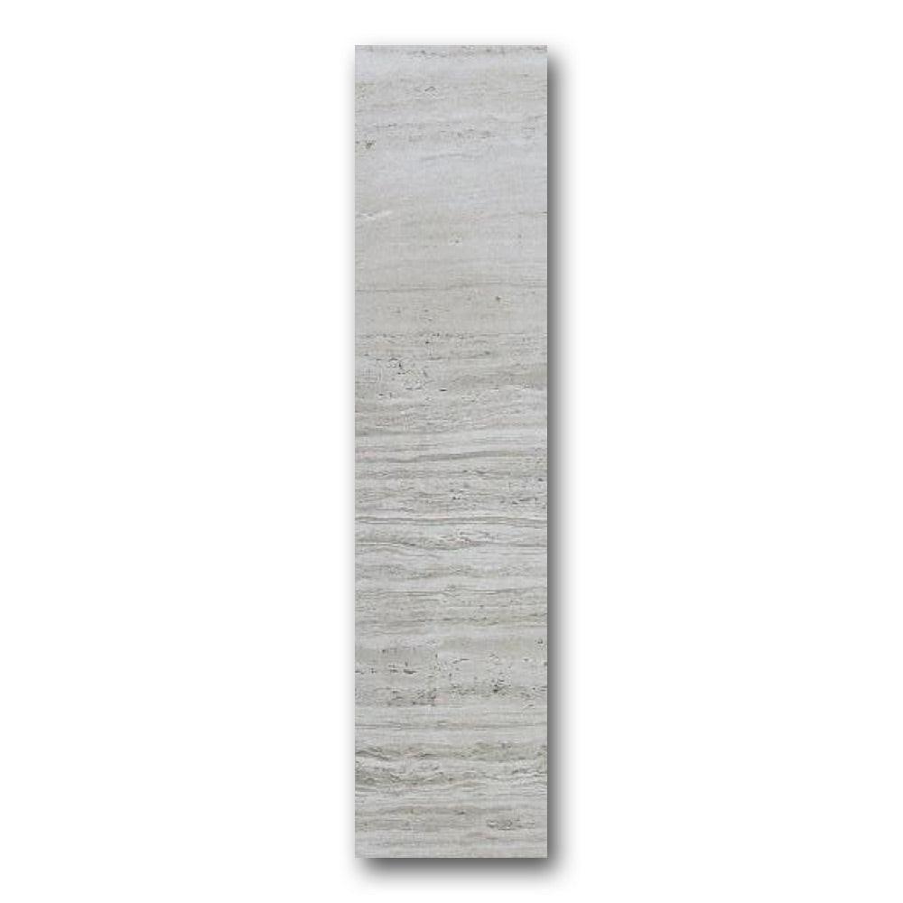 Brook Silver Matte Bullnose 3x12 Molding Trim Brook Silver Matte Bullnose 3x12 Molding Trim - American Tile Depot