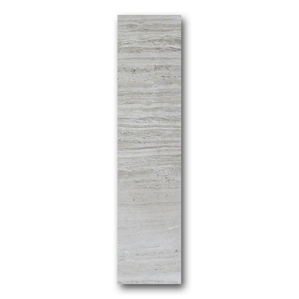 Brook Silver Matte Bullnose 3x12 Molding Trim Brook Silver Matte Bullnose 3x12 Molding Trim - American Tile Depot